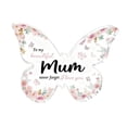 thumbnail image 1 of Placa acrílica de mariposa, adorno para el Día de la Madre, lápida conmemorativa, letrero para felicitación, estante, cumpleaños, recuerdo de escritor, 1 of 9