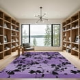 thumbnail image 2 of ODIKA 5'x7' Machine Washable Non-Slip Area Rug, Modern Purple High Traffic Rug, Purple, 1035978, 2 of 7