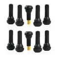 thumbnail image 1 of 10PCS Car Tire TR413 TR414 Snap-In Tire Valve Stems Short Black Rubber, 1 of 8
