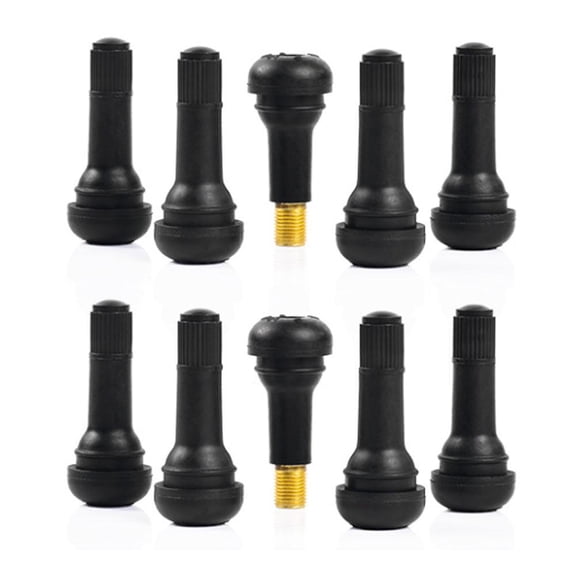Car Tire Valve TR 413/414, Short Black Rubber Tire Valve Stems
