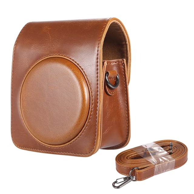 Bolsa al aire libre Irfora Clásico Vintage PU compacto bolso caso para Fujifilm cámara de película instantánea Instax Mini 70 con correa para el hombro Irfora Bolsa al aire libre