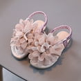 thumbnail image 2 of Quealent Toddler Girls Sandals Little Girls Kids Summer Shoes Toddler Sandals Pink for Size 1, 2 of 6