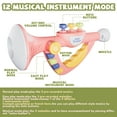 thumbnail image 5 of Musical Toys for 1 Year Old Girls, Kids Trumpet Toys, Pretend Play Music Instruments, Toddler Birthday Gifts for Age 2 3 4 5 Girls, 5 of 6