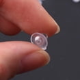 thumbnail image 5 of JZROCKER 100 Pcs Clear Earring Back Pads Cushions Silicone Pads for Clip-on Earrings, 5 of 8