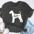 thumbnail image 5 of EcoLoom Airedale Terrier Dog Love Short Sleeve Unisex T Shirt Navy-L, 5 of 6