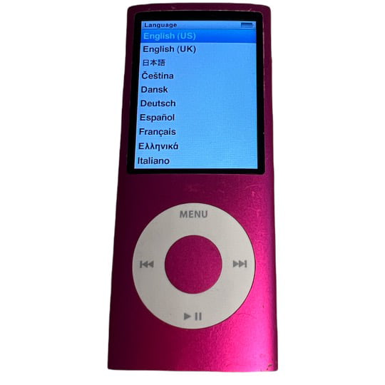 marionet Held og lykke mineral Apple iPod Nano 4th Gen 16GB Pink MP3 Player Used Very Good - Walmart.com