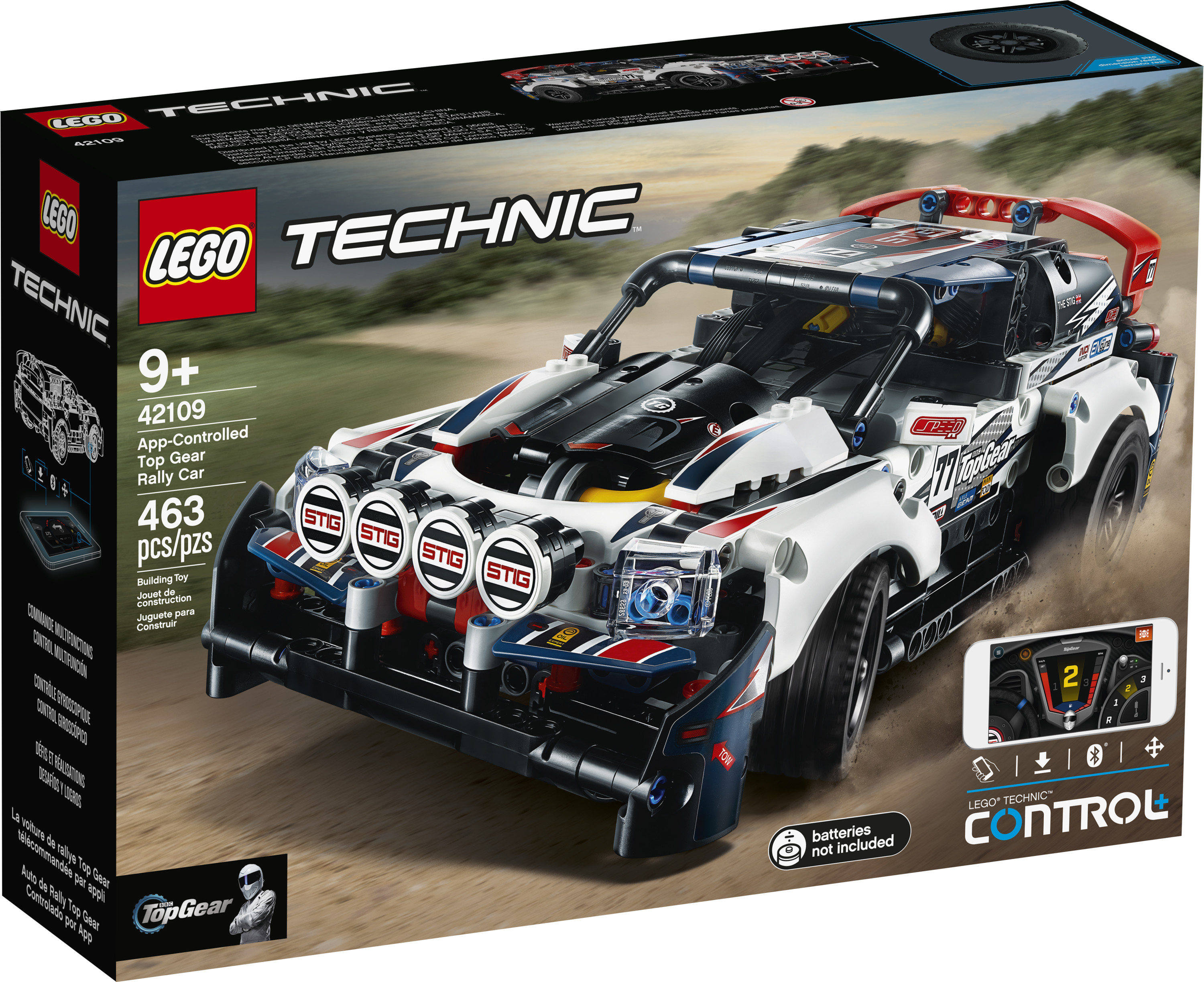 LEGO Technic App-Controlled Top Gear Rally Car 42109 - image 4 of 5