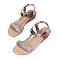 thumbnail image 2 of Summer Plus Size Casual Women's Elastic Beach Wedge Sandals Summer Sandals for Women Black 40, 2 of 8