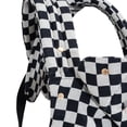 thumbnail image 5 of Lujifo Ergonomic Baby Carrier, Cotton-Linen Retro Checkerboard 2-in-1 Infant to Toddler Carrier, 5 of 7