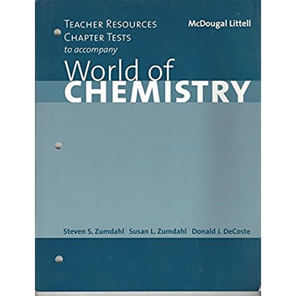 Pre-Owned Teacher Resources Chapter Tests to Accompany World of Chemistry