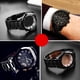 thumbnail image 5 of NUEVA Correa de reloj de cerámica de alta calidad para Armani AR1451 AR1452 AR1400 AR1410 Correa de reloj negra con estuche Pulsera, 5 of 5