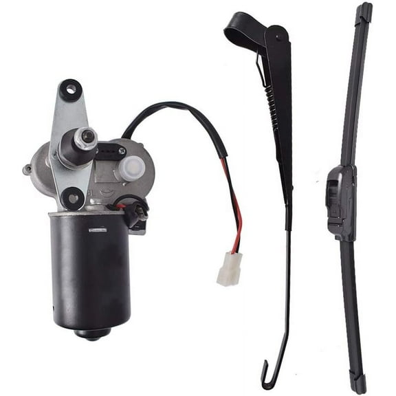 SEBLAFF 12V Electric Windshield Wiper Motor Kit for Polaris RZR for Kawasaki
