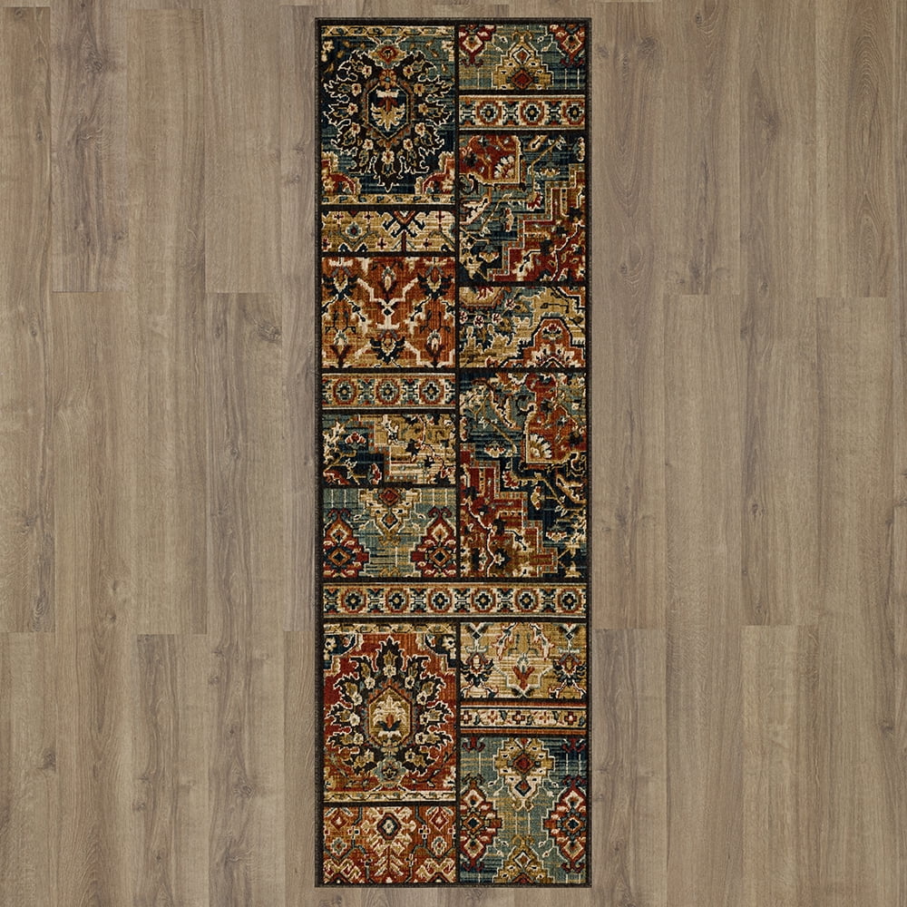 Mohawk Home Alderley Ornamental Woven Indoor Runner Rug, Multi, 2'6" x 8'