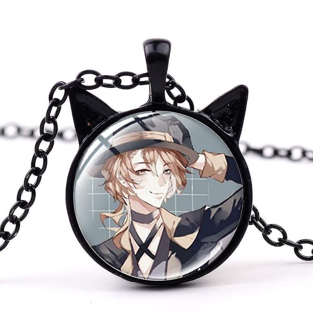 Collar Bungou Stray Dogs Dazai Osamu Nakahara Chuya, Gato