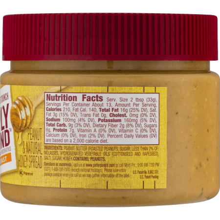 Peter Pan Simply Ground Honey Roast Peanut Butter 26 Oz Walmart Com Walmart Com