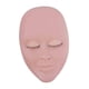 thumbnail image 4 of Cabeza de Maniquí de Pestañas, Cabeza de Maniquí de Maquillaje, Modelo de Entrenamiento Realista, Marco de Cabeza Femenina para Accesorios de Peluquer Rosa, 4 of 8
