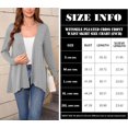 thumbnail image 2 of Witsmile Women's Lightweight Open Front Cardigans Long Sleeve Soft Casual Drape Fall Cardigan, 2 of 6