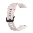 thumbnail image 2 of For Garmin Forerunner 645 Music 20mm Vertical Pattern Two-color Silicone Watch Band, 2 of 4