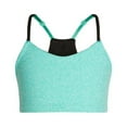 thumbnail image 3 of Bleuet Bleum Racerback Girls Sports Bra Ultra-soft Seamless Reversible Adjustable Girls First & Teen Sports Bra, Sizes 8-22, 1-Pack, 3 of 5