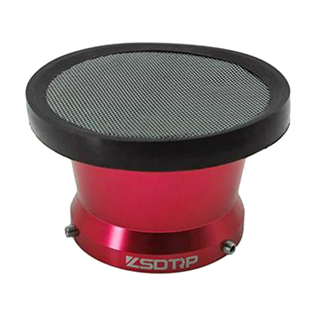 Filtro de aire universal para motocicleta de 50 mm, compatible con carburador PWK de 21/24/26/28/30 mm. rojo