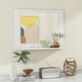 thumbnail image 3 of Canddidliike Rectangle Bathroom Mirror with Shelf 23.5 x 17.5 Inch and Wood Frame-White, Mirrors for Wall, 3 of 9