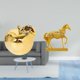 thumbnail image 2 of Escultura de fruta, estatua decorativa, figura de caballo, adorno de resina, escultura de caballo de cerámica, diseño realista, adecuada para escritor, 2 of 8