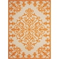 thumbnail image 2 of Nourison Aloha Indoor/Outdoor Orange 3'6" x 5'6" Area Rug, (4x6), 2 of 6