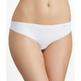 thumbnail image 3 of Calvin Klein Women's Invisibles Thong Panty, White, X-Small, 3 of 4