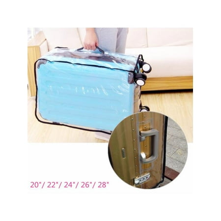 Clear Dust-proof Luggage Suitcase Protective Cover Case Protector Travel For 20 22 24 26 28