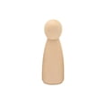 thumbnail image 2 of Naiovety Muñeca Peg, adorno de escritorio, estatua pequeña, decoraciones para el hogar, tamaño compacto, ahorro de espacio, estilo Simple, Artesanía 75MM/Niña, 2 of 6