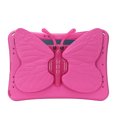 thumbnail image 4 of TECH CIRCLE Shockproof Case for 11" Samsung Galaxy Tab A9+Plus/S9/S8/S7 & 10.9" Tab S9 FE Tablets - Cute Butterfly Hard Case, 360 Degree Rotating Stand, Lightweight Cover for Kids/Boys/Girls, Rose, 4 of 7