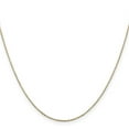 thumbnail image 3 of 14k Yellow Gold 14 Inch .8mm Cable Chain Necklace Pendant Charm Round Link, 3 of 9