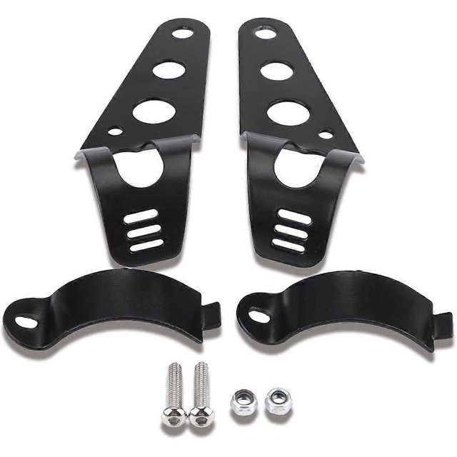 Soporte de montaje para faro de horquilla de 33-45 mm, soporte universal para faro de motocicleta