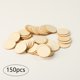 thumbnail image 4 of Injueey 150 piezas pequeñas de madera, letreros redondos sin terminar, artesanías de Navidad para álbum de recortes, Kits de bricolaje de feliz Artesanía Injueey HA011610-00, 4 of 6