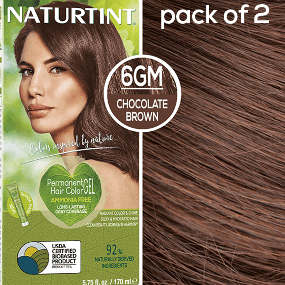 Naturtint Permanent Hair Color - 6GM Chocolate Brown, Ammonia Free ...