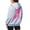 Light Gray, variant on Fshinging Women Hoodies Oversized Sweatshirt Cancer Pink Ribbon Feather Print Zipper Jackets Long Sleeve Pocket Drawstring Y2k Clothes
