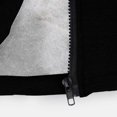 thumbnail image 4 of Womens Horn Button Fleece Thicken Coat with Hood Winter Warm Jacket Pea Coat Zip Hoodie Cotton Sweatshirt Outwear (Medium, Black), 4 of 5