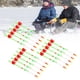 thumbnail image 4 of Tapa del Poste de Pesca de Invierno, Caña de Pesca de Hielo de Alta Resistencia Top Pequeña 15 Pezas Portátiles para Regalos, 4 of 7