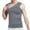 Gray, variant on VgaVtl Basic Mens Tank Tops V-Neck Sleeveless Mens Undershirts Tank Slim Solid Color Leisure Athletic Shirts,Black 4XL