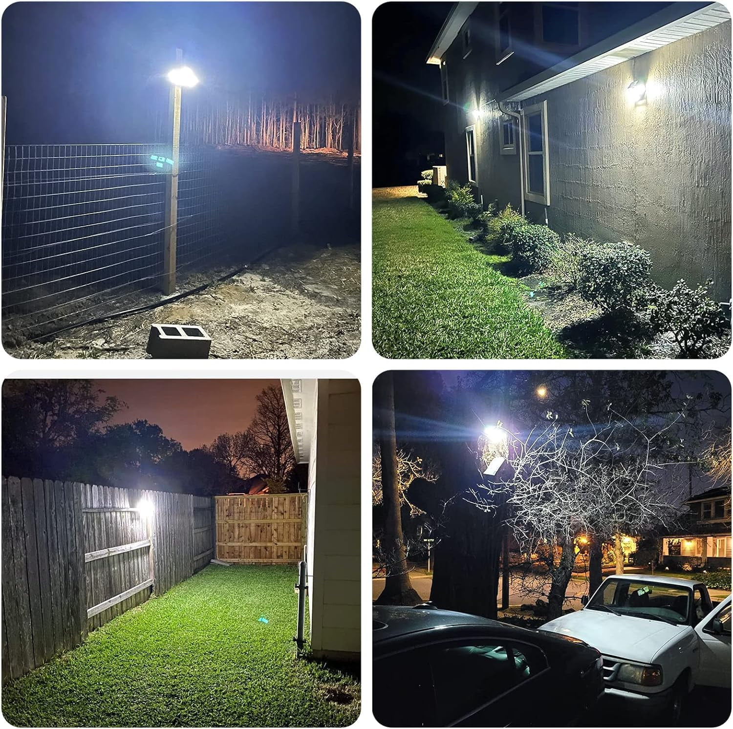 Solar Lights Outdoor, 288 LED 2800LM Motion Sensor Outdoor Light with Remote Control, 4 Heads IP65 Waterproof Solar Flood Security Lights for Outside Patio Wall -2PACK