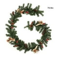 thumbnail image 3 of [Jue Xinghui] (Unprocessed Production) 1.8-meter Red Fruit Christmas Rattan Encrypted Red Christmas Decorative Rattan (with Light), 3 of 7