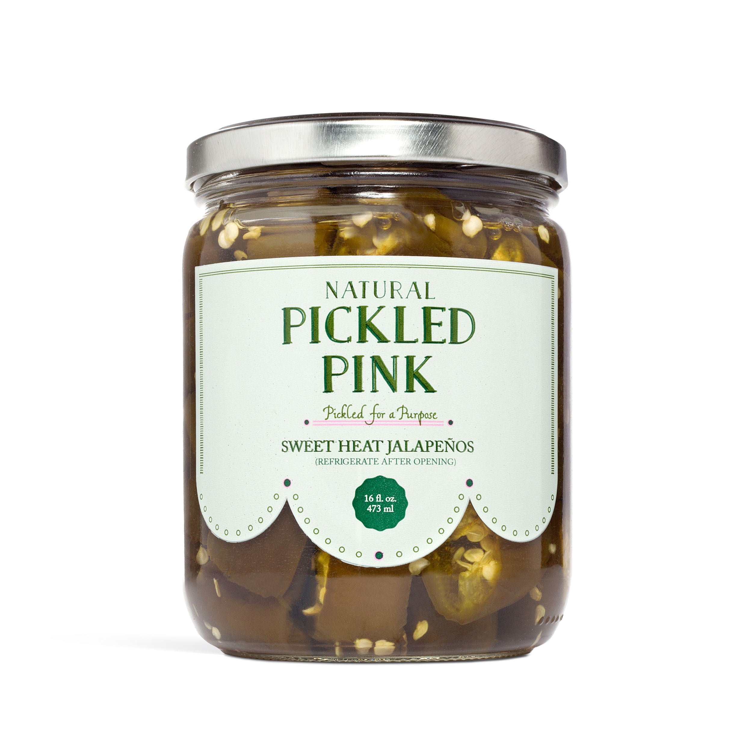 Simply Pickled Sweet Heat Jalapeno's, 16 Oz