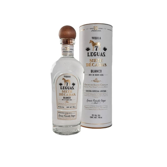Tequila 7 Leguas 7 Décadas 700 ml 7 Leguas
