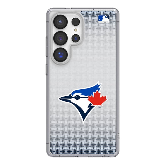 Toronto Blue Jays Linen Logo Galaxy Clear Case