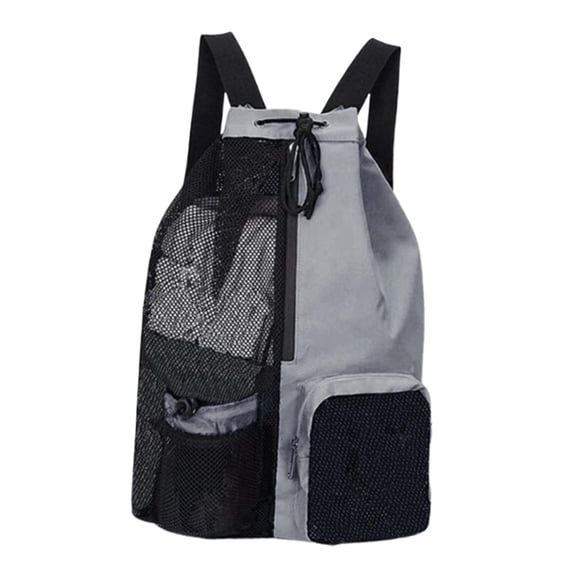 Mochila de trajes de mochila Mujeres plegables Organizador transpirable Bolsa de baño portátil gris