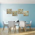 thumbnail image 2 of Beach Themed Wall Art Starfish Conch Shells Pictures Ocean Animal Painting Canvas Artworks for Bathroom Living Home Decorations, 2 of 6