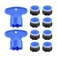 thumbnail image 4 of Aireador de grifo de 8 piezas, limitador de flujo para baño, lavabo, aireador de fregadero giratorio móvil, grueso y duradero, para ahorro de agua 185 mm, 4 of 9