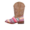 thumbnail image 3 of Roper Boys  Roper Glitter Serape Square Toe Boot 9 M Tan, 3 of 5
