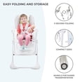 thumbnail image 4 of Kinderkraft Yummy Adjustable Baby High Chair, Foldable Toddler Feeding Chair with Removable Tray, 6 Months to 3 Years, Gray, 4 of 8