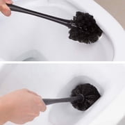 Toilet Plunger and Bowl Brush Combo for Bathroom Cleaning, Black, 2 Sets
